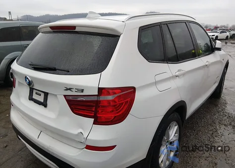 2017 BMW X3 xDrive28I from USA, damaged, VIN 5UXWX9C55H0T00662